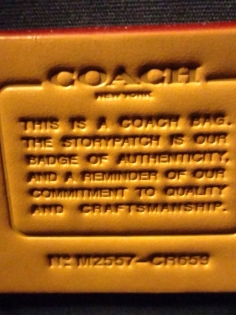 Coach Cargo Medium Denim Tote Bag 26 - Picture 5 of 5